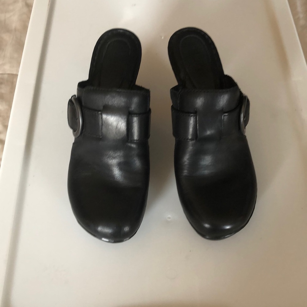 Born Leather High Heel Mule